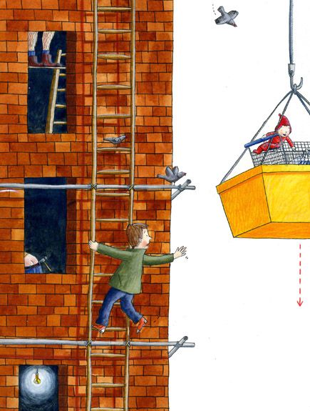 Ilustración de Los niños que se olieron algo raro