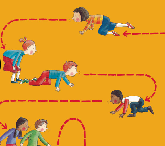 Ilustración de Los niños que se olieron algo raro