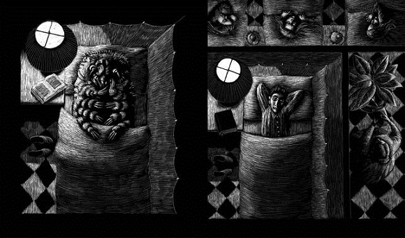Ilustración de Franz Kafka. El hombre que trascendió su tiempo