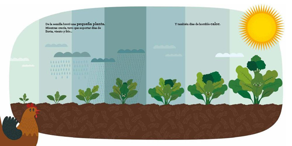 Ilustración de El viaje de brócoli