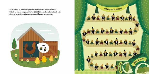 Ilustración de El viaje de brócoli