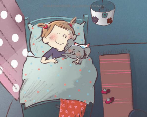 Ilustración de Mi elefante no quiere irse a la cama