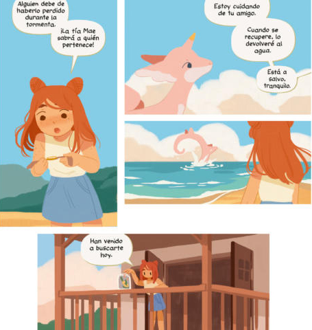 Ilustración de Bahía acuicornio