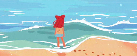 Ilustración de Bahía acuicornio
