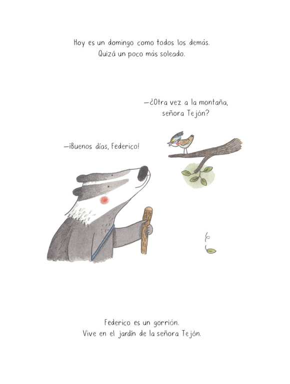 Ilustración de El camino de la montaña
