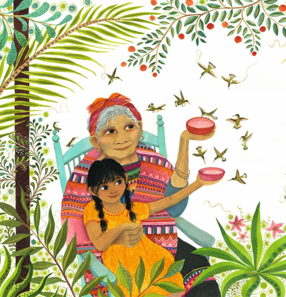 Ilustración de Colibrí