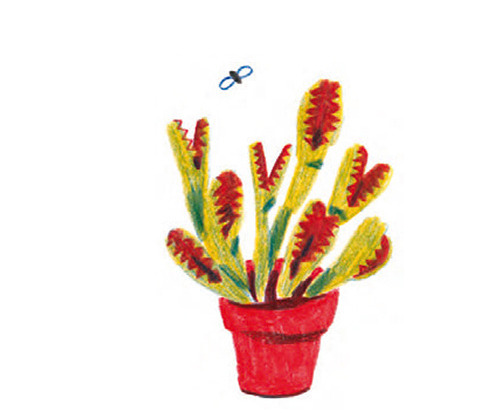 Ilustración de Plantas y animales terribles