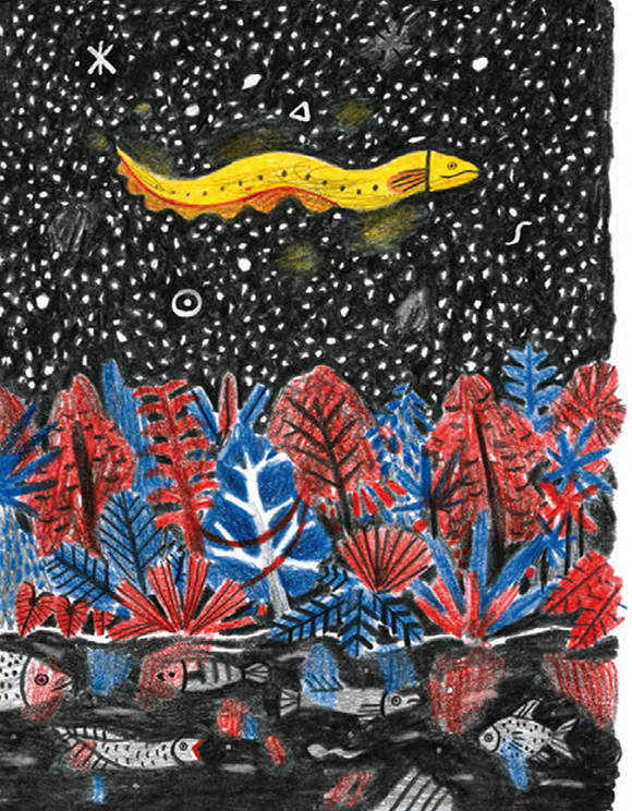 Ilustración de Plantas y animales terribles
