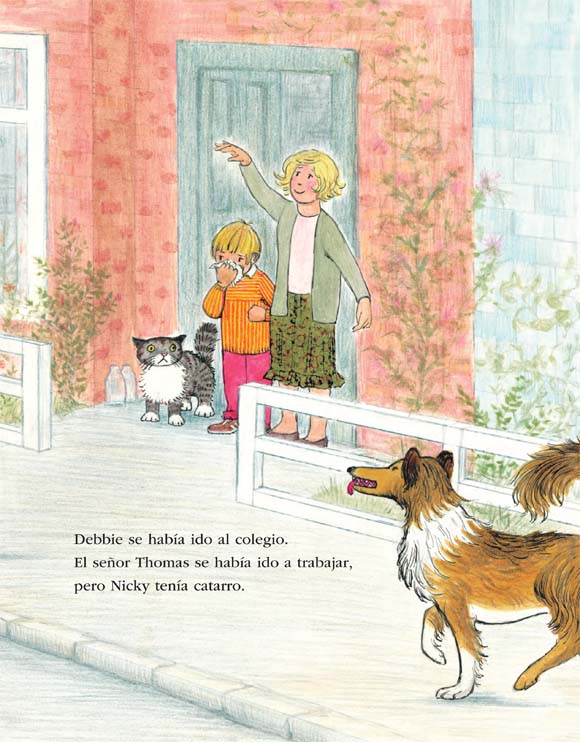 Ilustración de MOG y el bebé