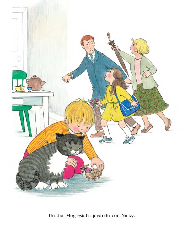 Ilustración de MOG y el bebé