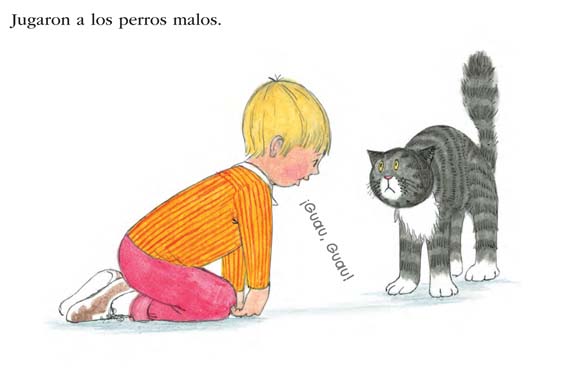 Ilustración de MOG y el bebé