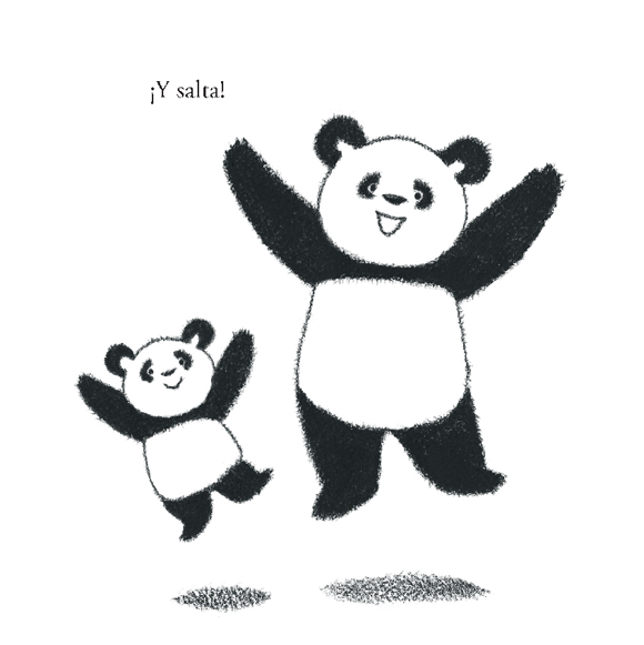 Ilustración de Samba Panda con papá