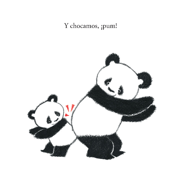 Ilustración de Samba Panda con papá