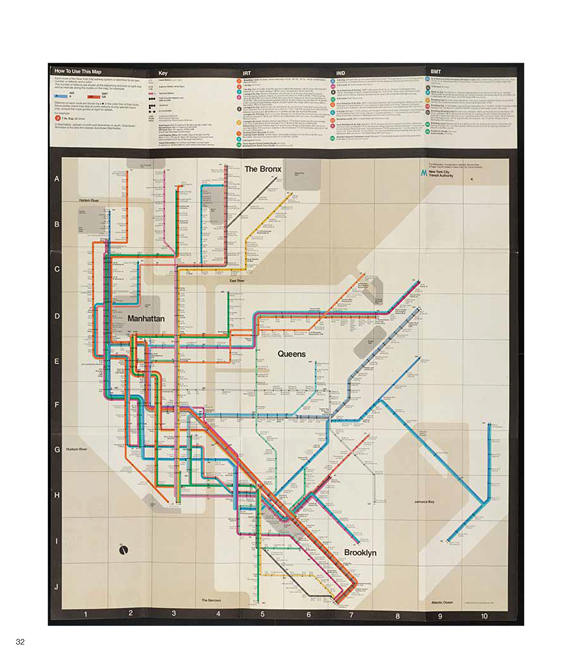 Ilustración de El plano de metro de Nueva York