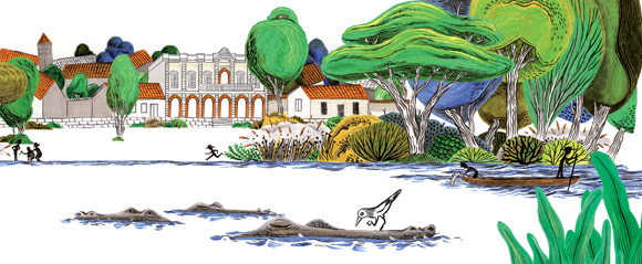 Ilustración de La Caimana