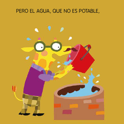 Ilustración de La jirafa Rafa
