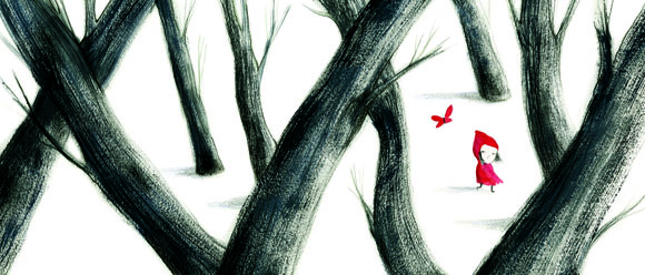 Ilustración de Caperucita Roja