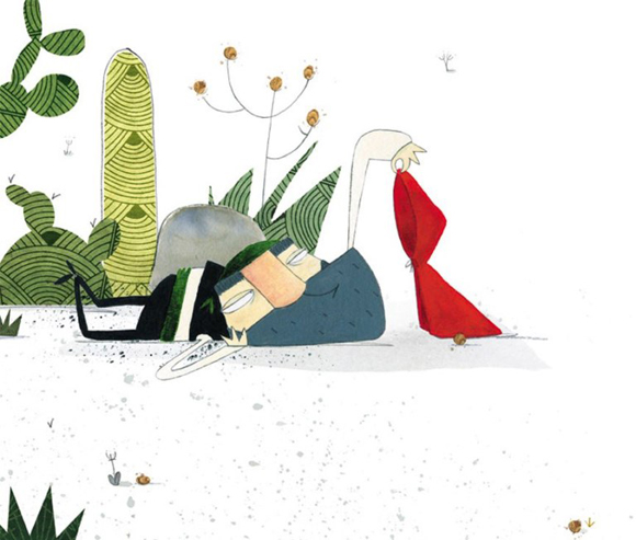 Ilustración de Blas Romero, el bandolero