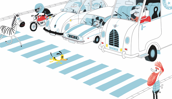 Ilustración de El camino a tu casa