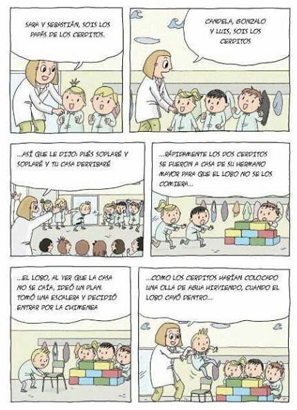 Ilustración de Una maestra en apuros