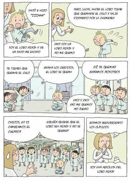 Ilustración de Una maestra en apuros