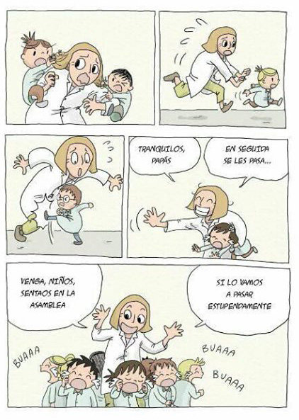 Ilustración de Una maestra en apuros