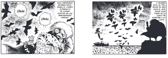Ilustración de El teatro escalofriante