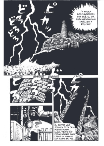 Ilustración de El teatro escalofriante
