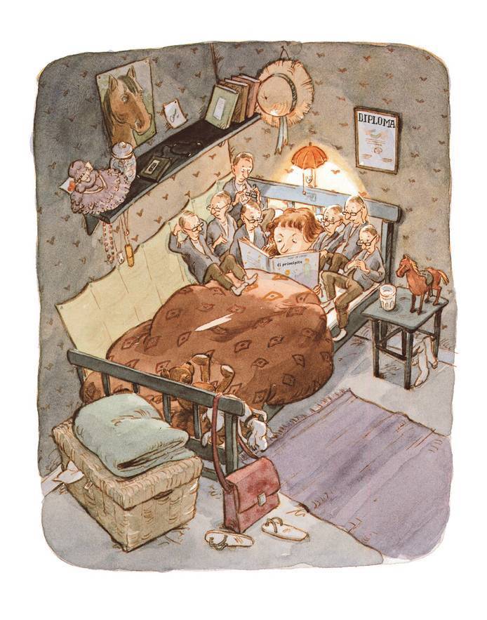 Ilustración de Else-Marie y los siete papaítos