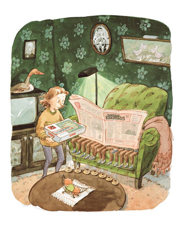 Ilustración de Else-Marie y los siete papaítos