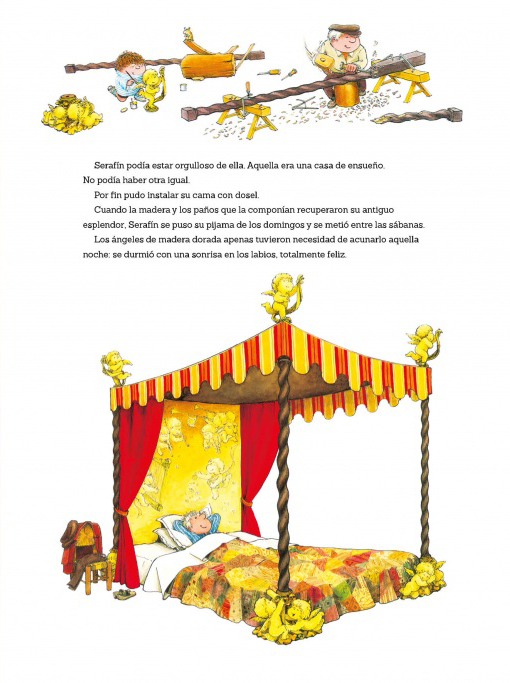 Ilustración de Serafín y sus maravillosos inventos