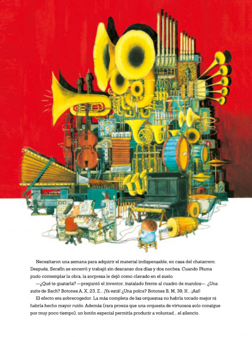 Ilustración de Serafín y sus maravillosos inventos