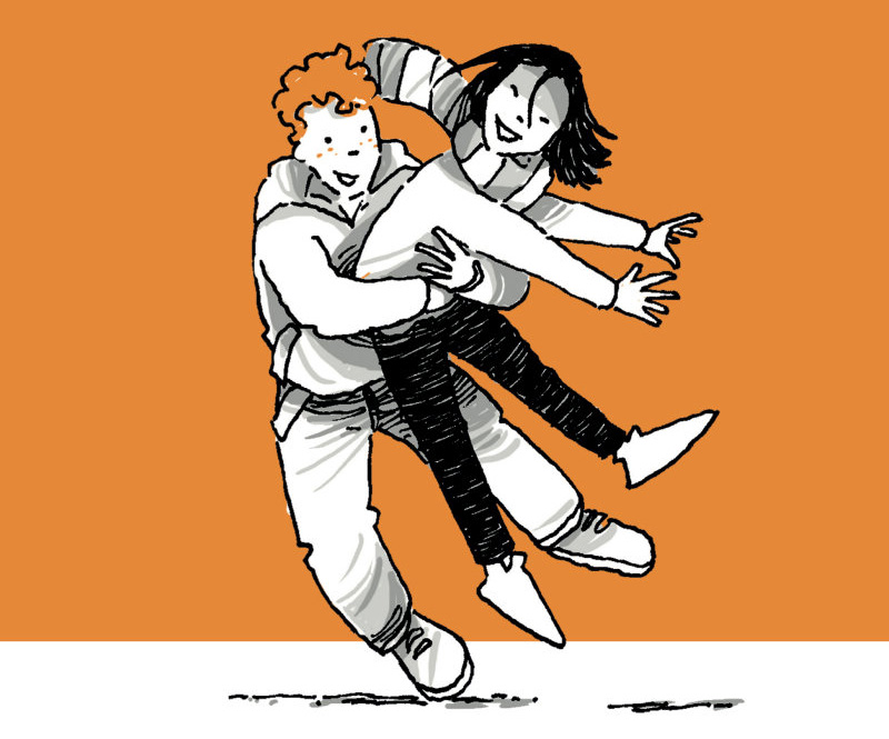 Ilustración de Ana y Zanahorio