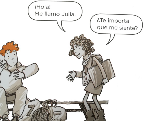 Ilustración de Ana y Zanahorio