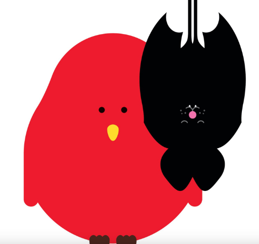 Ilustración de De cabeza