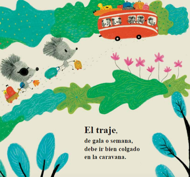 Ilustración de Ratones de viaje