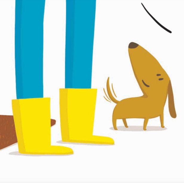 Ilustración de Los calcetines