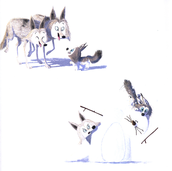 Ilustración de El lobezno perdido