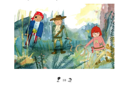 Ilustración de Las apasionantes aventuras de Raúl y Martina