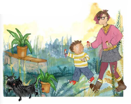 Ilustración de Las apasionantes aventuras de Raúl y Martina
