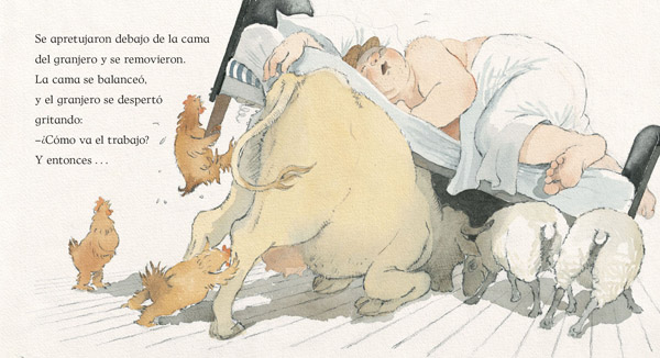 Ilustración de El pato granjero
