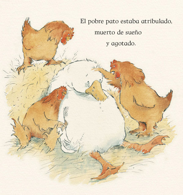 Ilustración de El pato granjero