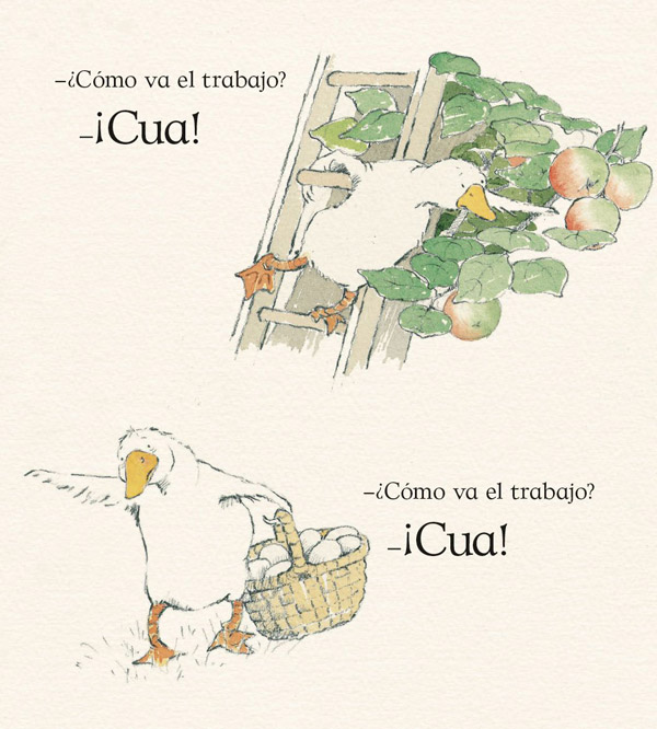 Ilustración de El pato granjero