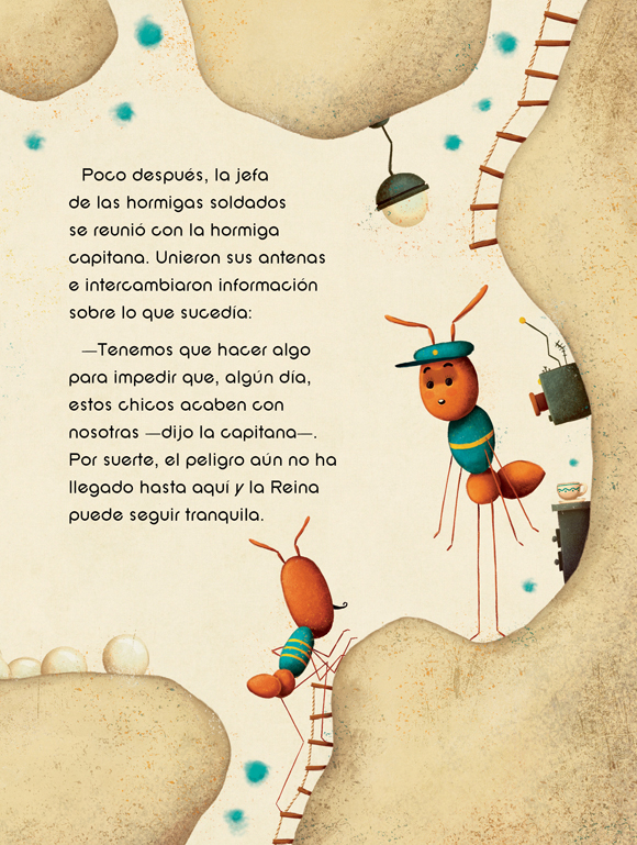 Ilustración de El secreto de las hormigas