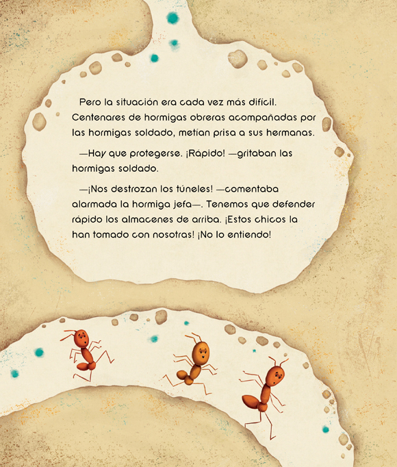 Ilustración de El secreto de las hormigas