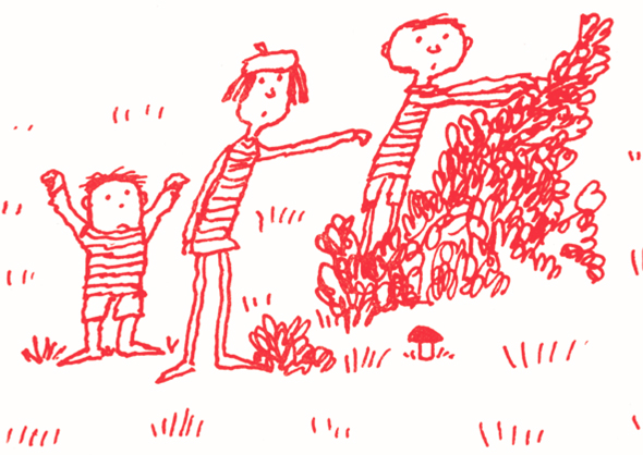 Ilustración de A Clementina le encanta el rojo