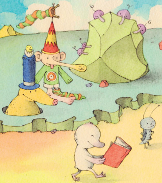 Ilustración de ¡Qué libro más tonto!