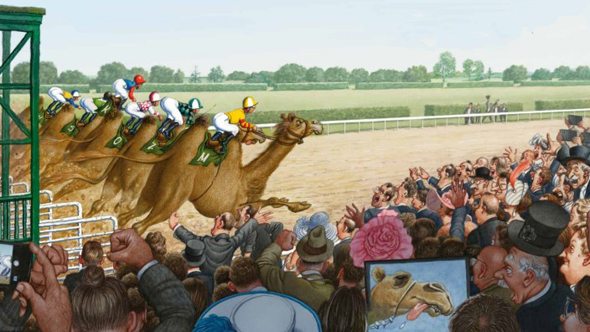 Ilustración de La Gran Carrera