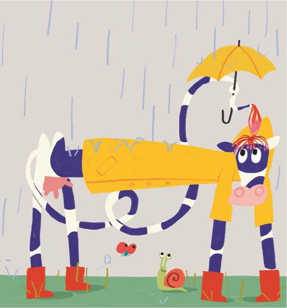 Ilustración de La Vaca Flaca