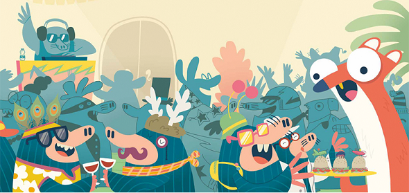 Ilustración de La gran fiesta de los olores